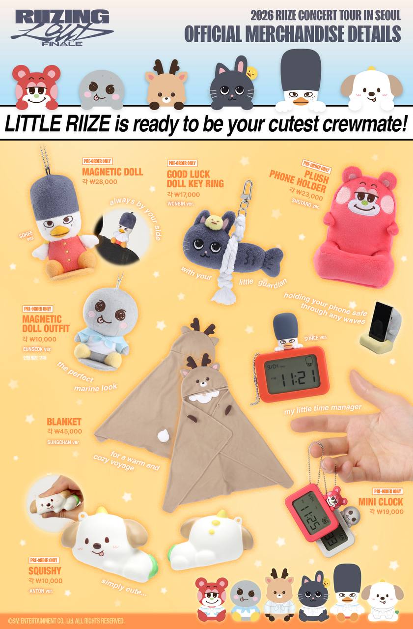 (PRE-ORDER) RIIZE - 2026 CONCERT TOUR [RIIZING LOUD] FINALE IN SEOUL OFFICIAL MD