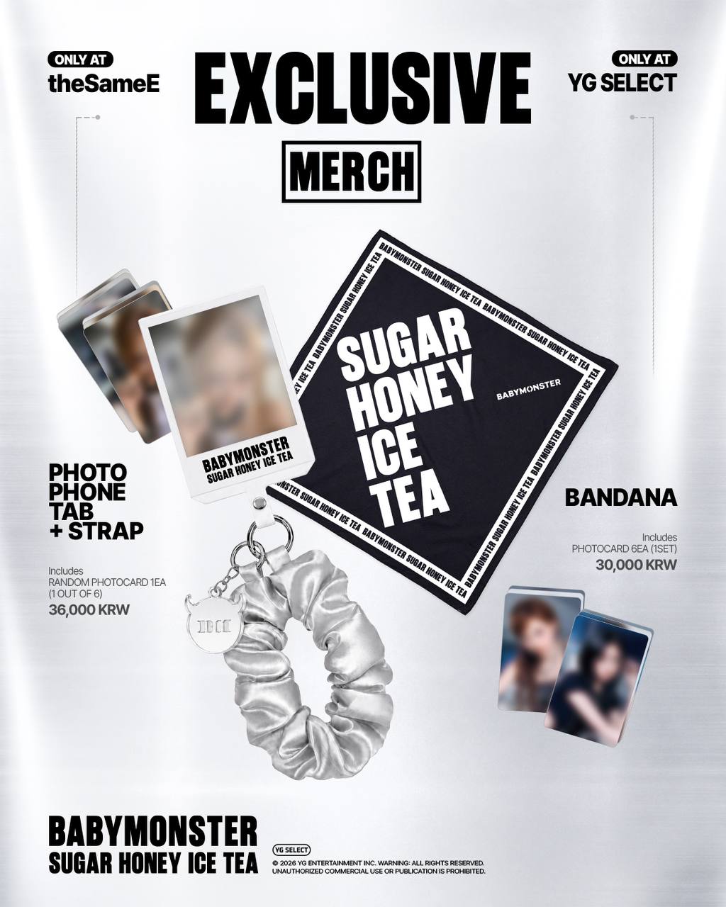 (PRE-ORDER) BABYMONSTER - [Sugar Honey Ice Tea] Official MD