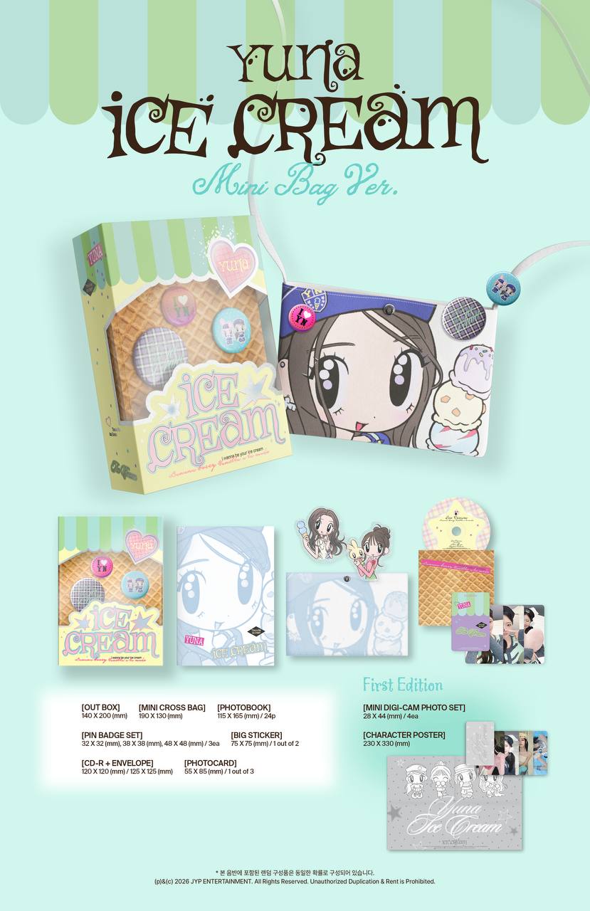 (PRE-ORDER) ITZY YUNA - [Ice Cream] (Mini Bag ver.)(MD ver.)
