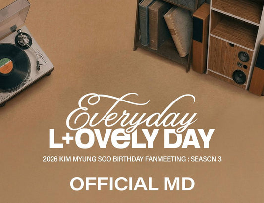 (PRE-ORDER) INFINITE L Kim Myung Soo - [Every day, L+ovely Day SEASON 3] Official MD