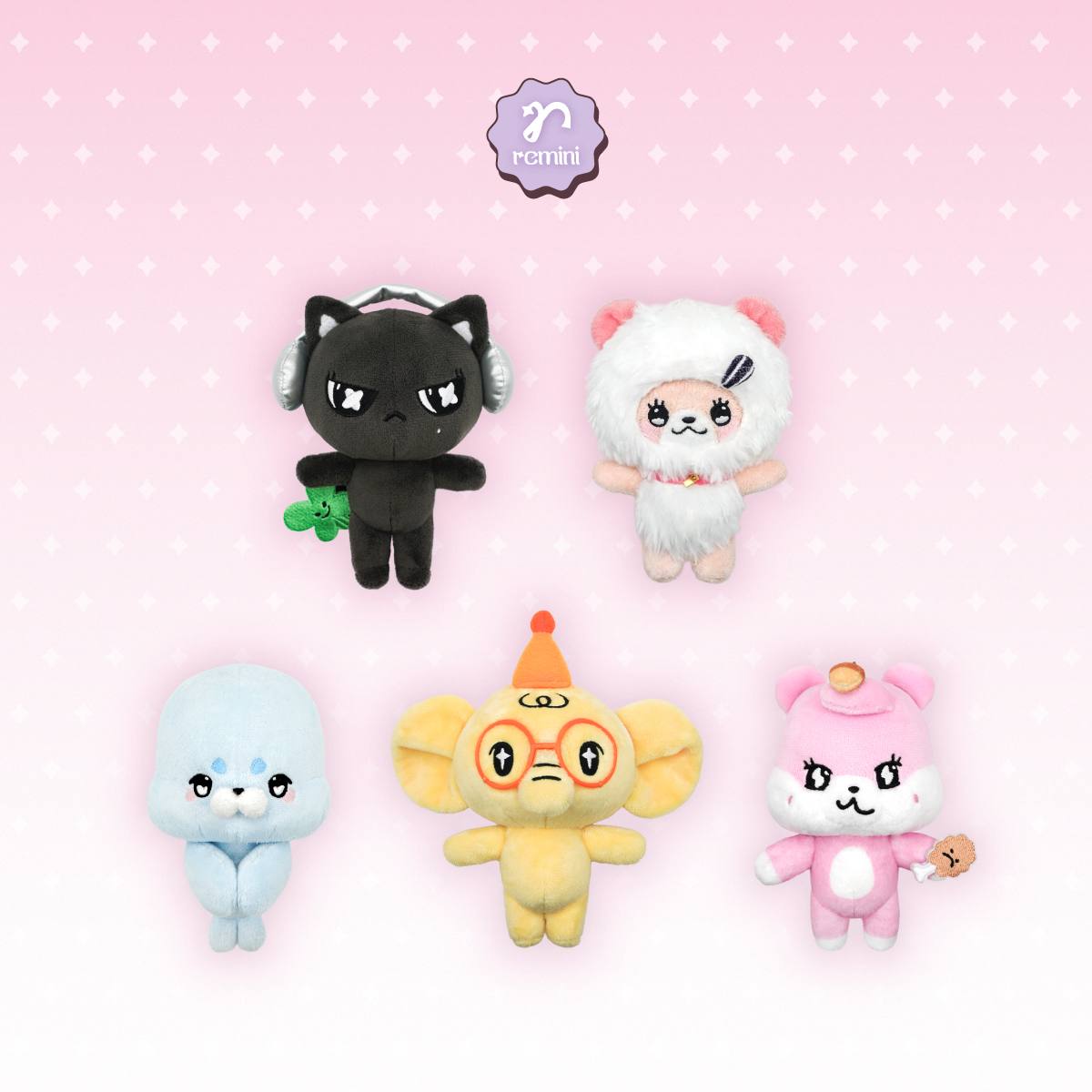 (PRE-ORDER) RESCENE - Official Plush Keyring [remini]