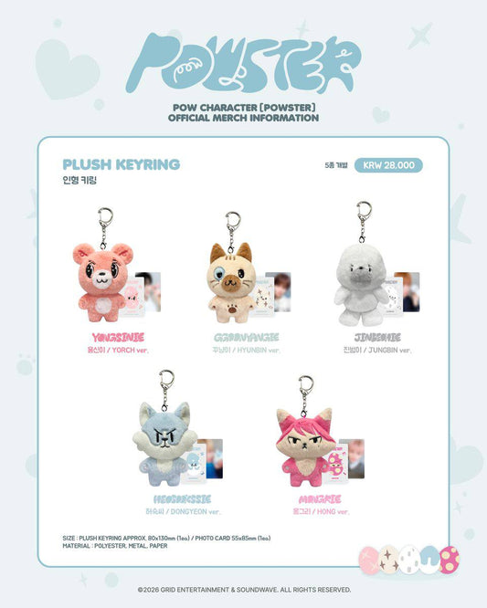 (PRE-ORDER) POW - POW CHARACTER [POWSTER] OFFICIAL MD