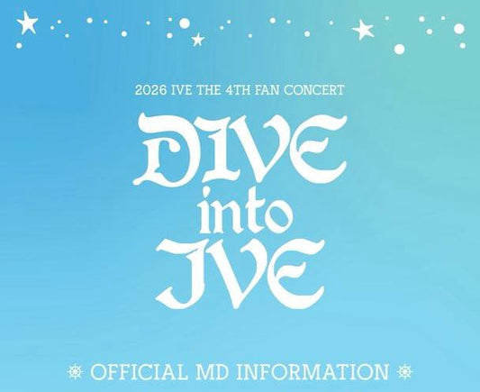 (PRE-ORDER) IVE - 2026 4th Fan Concert [DIVE Into IVE] Official MD