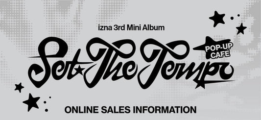 (PRE-ORDER) izna - [SET THE TEMPO] POP-UP CAFE OFFICIAL MD