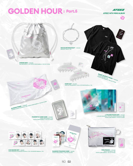 (PRE-ORDER) ATEEZ - [GOLDEN HOUR : Part.5] POP-UP OFFICIAL MD