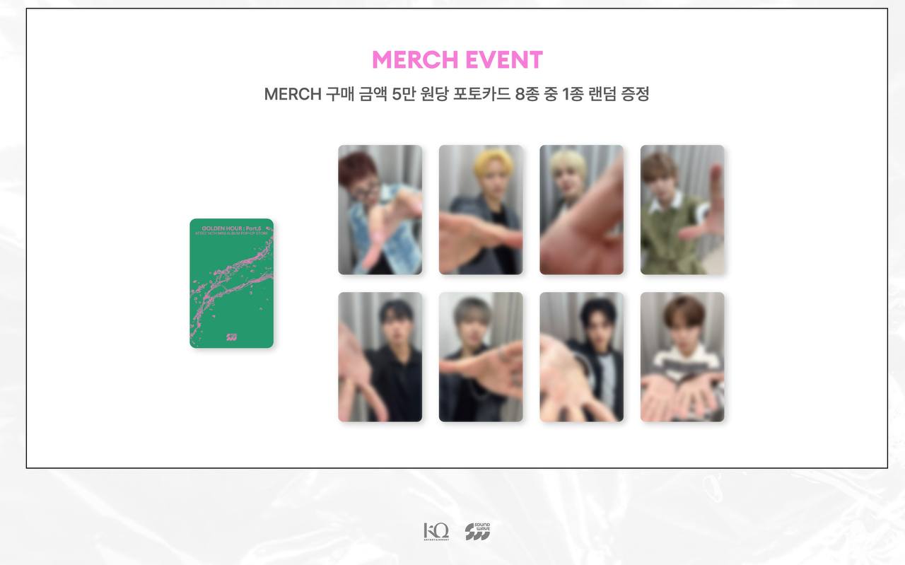 (PRE-ORDER) ATEEZ - [GOLDEN HOUR : Part.5] POP-UP OFFICIAL MD