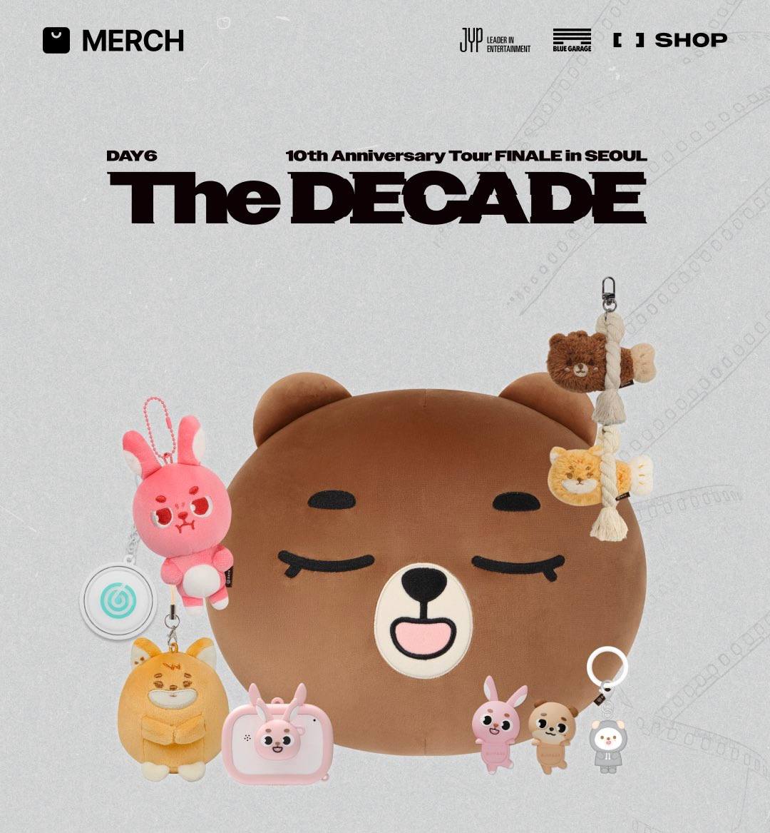 (PRE-ORDER) DAY6 - 10th Anniversary Tour [The DECADE] FINALE in SEOUL OFFICIAL MD