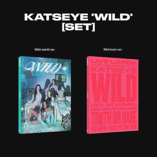 (PRE-ORDER) KATSEYE - [Wild] (Wild World/Wild Heart ver.)
