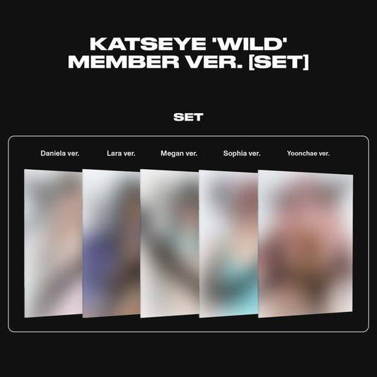 (PRE-ORDER) KATSEYE - [Wild] (Member ver.)