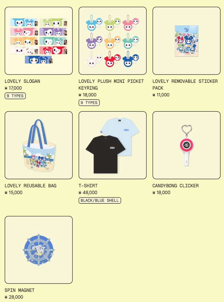 (PRE-ORDER) TWICE - [THIS IS FOR] WORLD TOUR FINALE in SEOUL POP-UP STORE Official MD