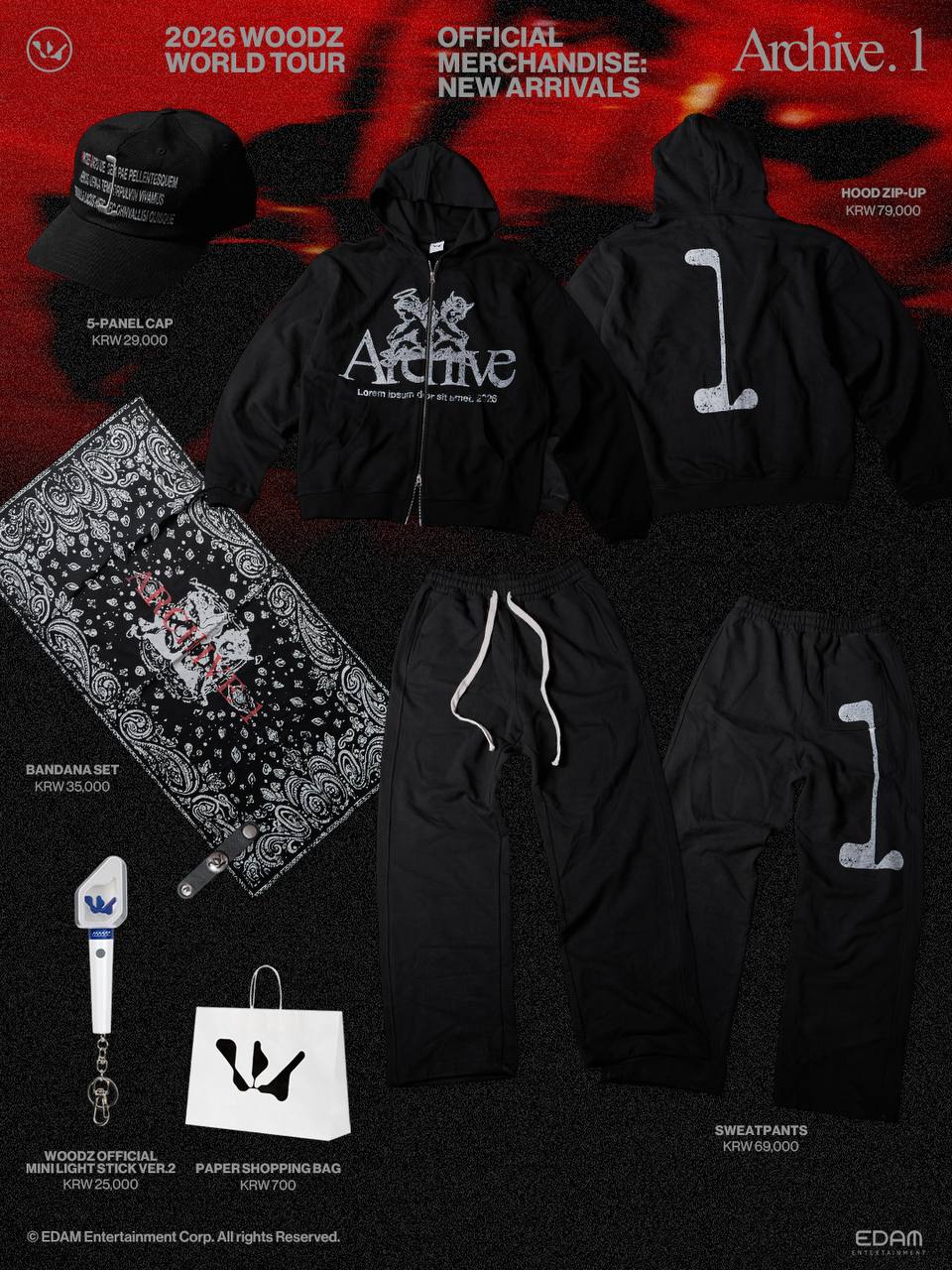 (PRE-ORDER) WOODZ - 2026 WOODZ WORLD TOUR [Archive. 1] Official MD