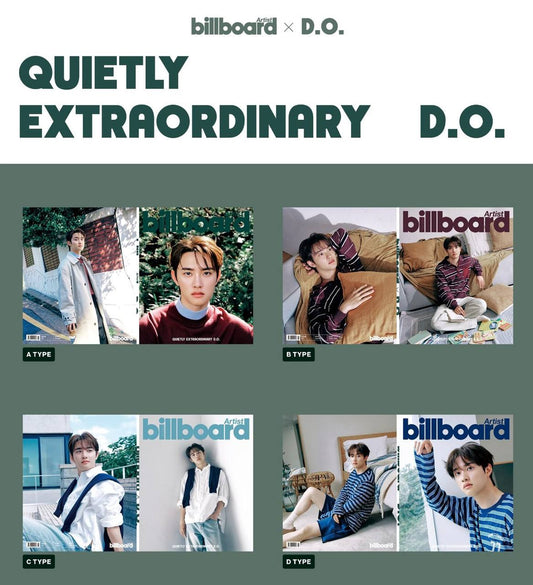(PRE-ORDER) EXO D.O Doh Kyung Soo - Billboard Korea Artist Magazine
