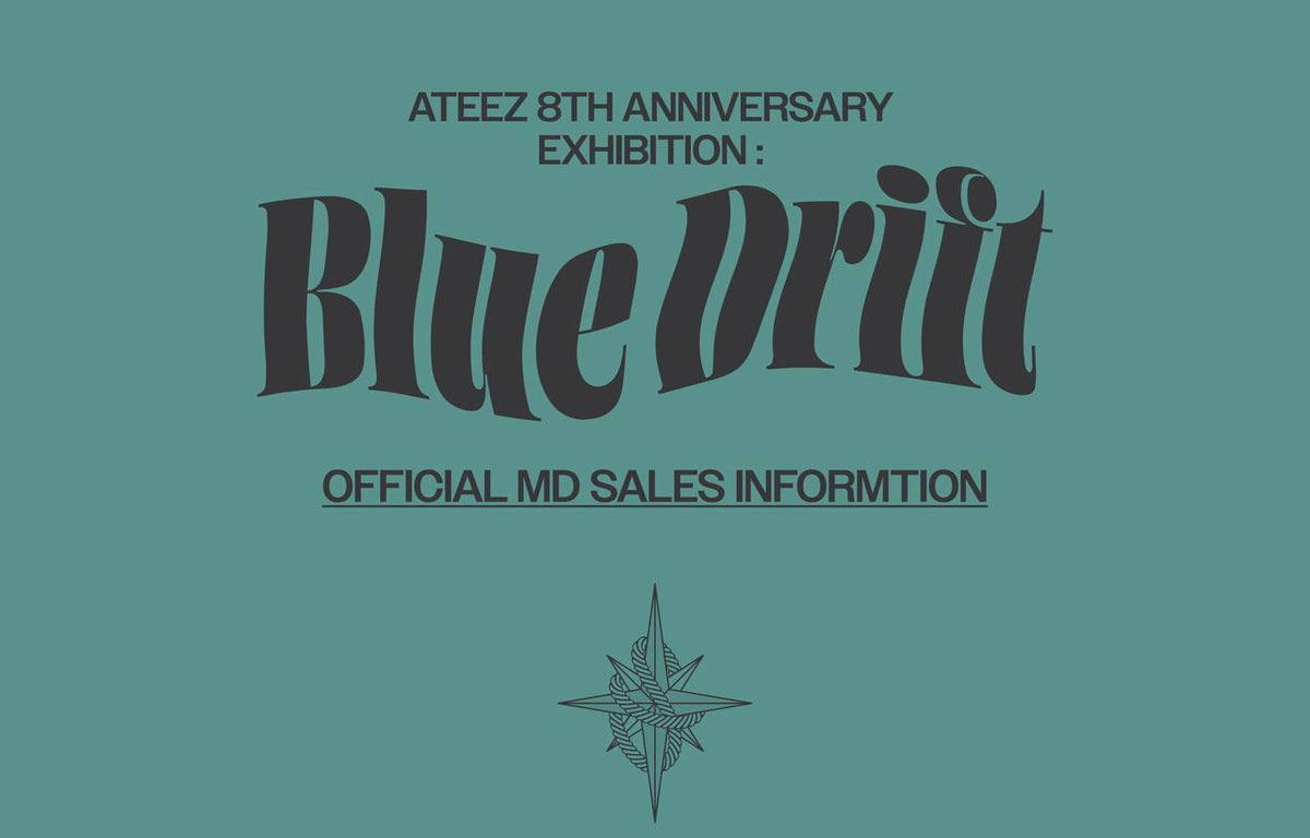 (PRE-ORDER) ATEEZ - [8th Anniversary Exhibition : BLUE DRIFT] OFFICIAL MD