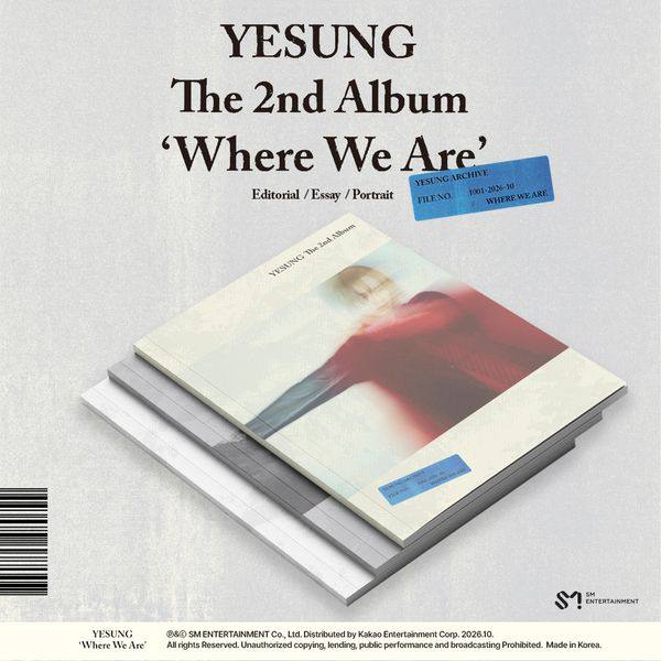 (PRE-ORDER) SUPER JUNIOR YESUNG - 2nd Album [Where We Are] (Photobook ver.)