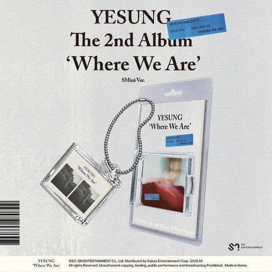 (PRE-ORDER) SUPER JUNIOR YESUNG - 2nd Album [Where We Are] (SMini ver.)