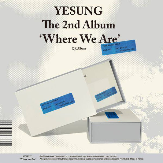 (PRE-ORDER) SUPER JUNIOR YESUNG - 2nd Album [Where We Are] (QR ver.)