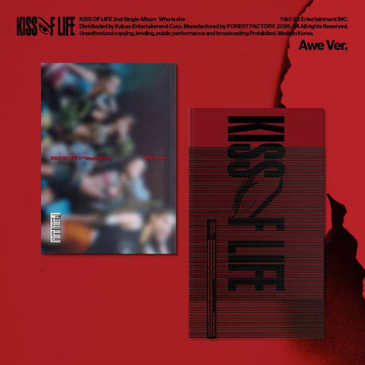 (PRE-ORDER) KISS OF LIFE - 2nd Single Album [Who is She] (Awe ver.)