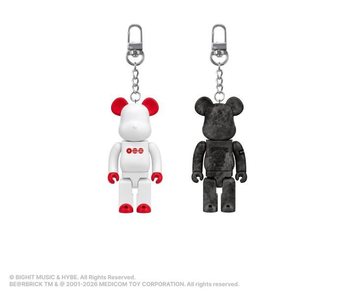 (PRE-ORDER) BTS - BEARBRICK Official Keyring 100%