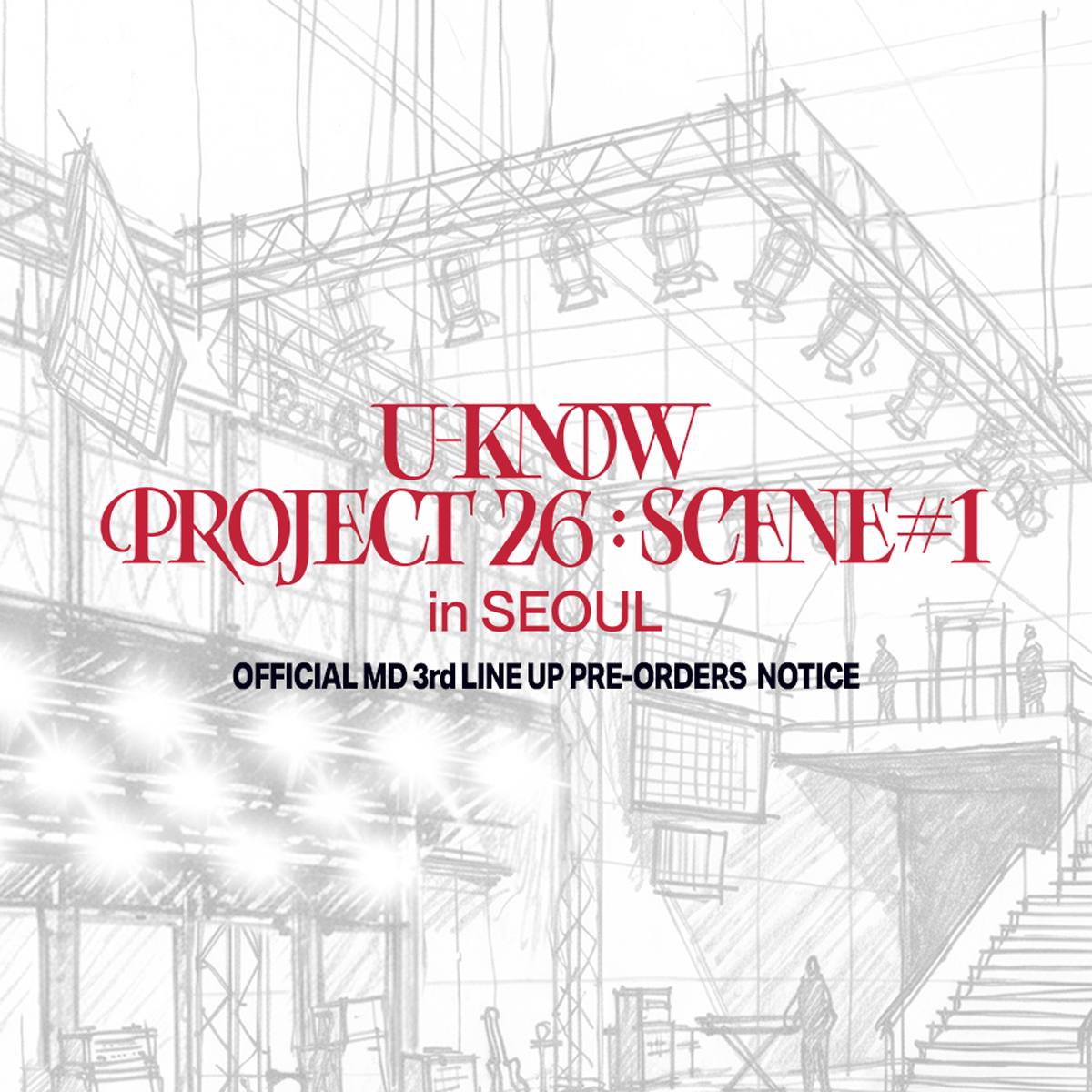 (PRE-ORDER) TVXQ U-KNOW - [PROJECT 26 : SCENE#1] in SEOUL Official MD