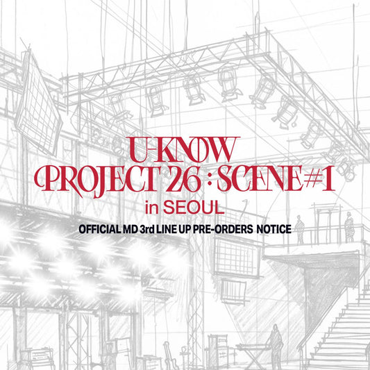(PRE-ORDER) TVXQ U-KNOW - [PROJECT 26 : SCENE#1] in SEOUL Official MD