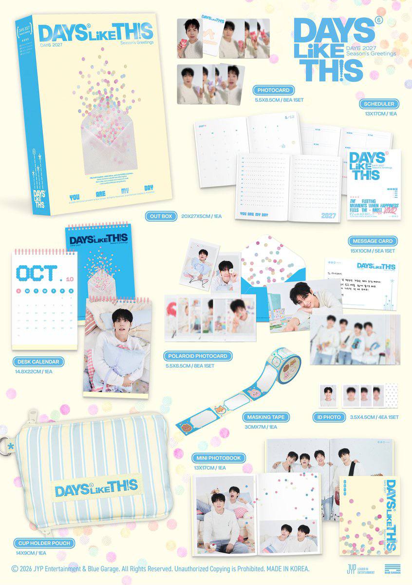 (PRE-ORDER) DAY6 - 2027 SEASON’S GREETINGS [Days Like This]