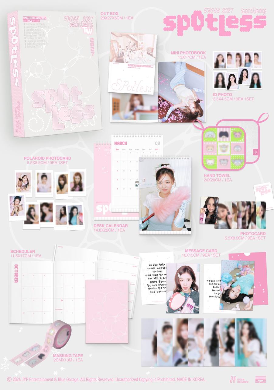 (PRE-ORDER) TWICE - 2027 SEASON’S GREETINGS [Spotless]