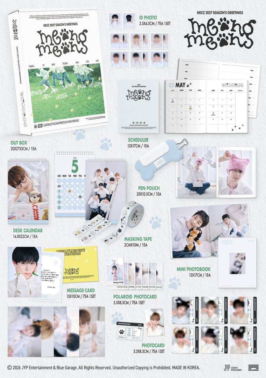 (PRE-ORDER) NEXZ - 2027 SEASON’S GREETINGS [meong meong!]