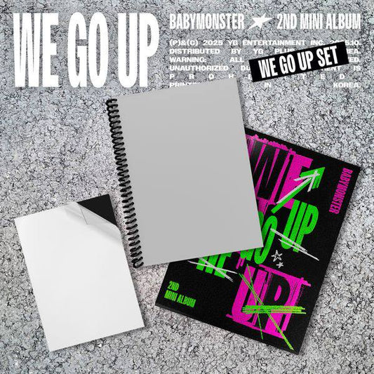 (PRE-ORDER) BABYMONSTER - 2nd Mini Album [WE GO UP] (WE/GO/UP ver.)