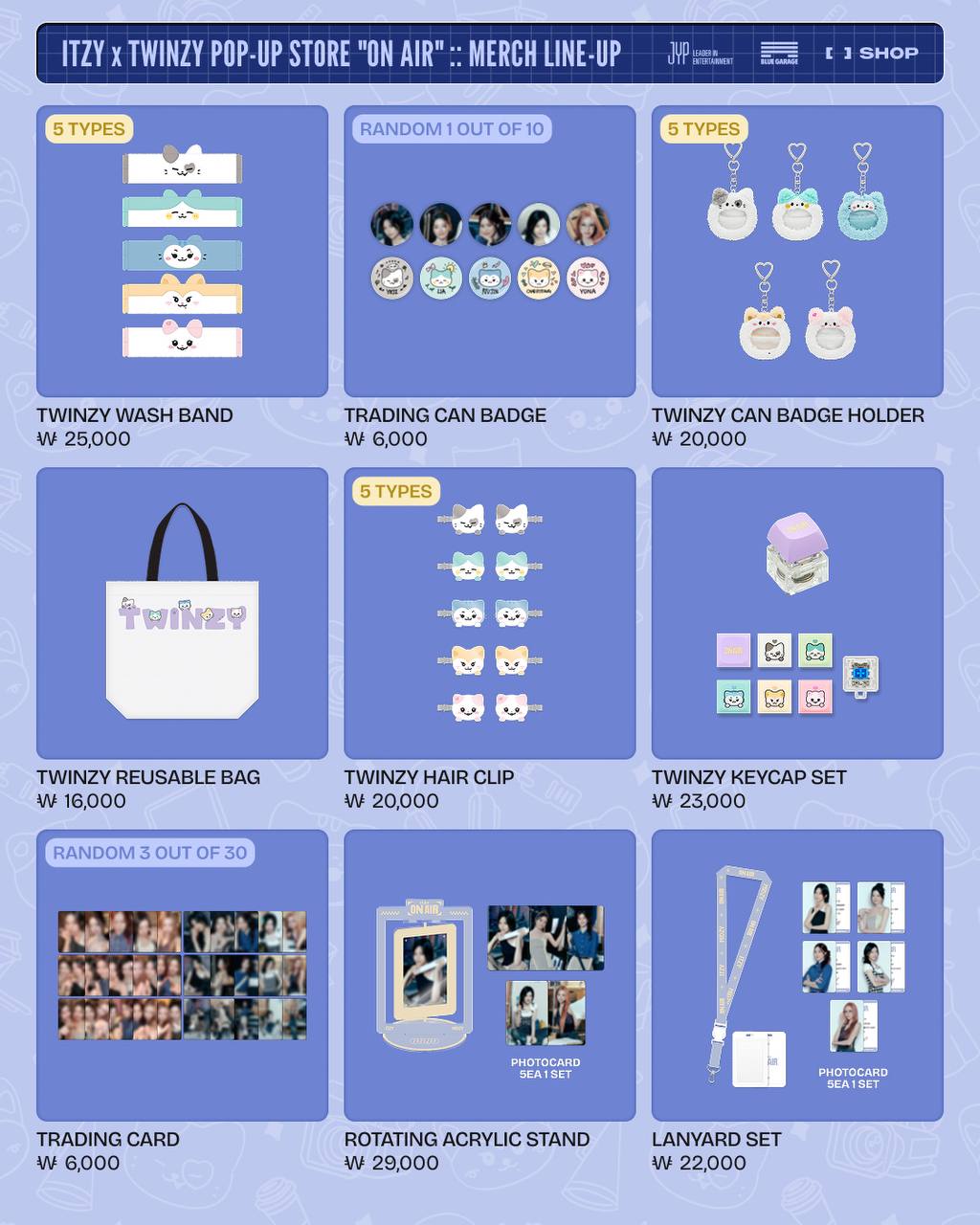 (PRE-ORDER) ITZY - ITZY x Twinzy Pop-Up Store On Air Official MD
