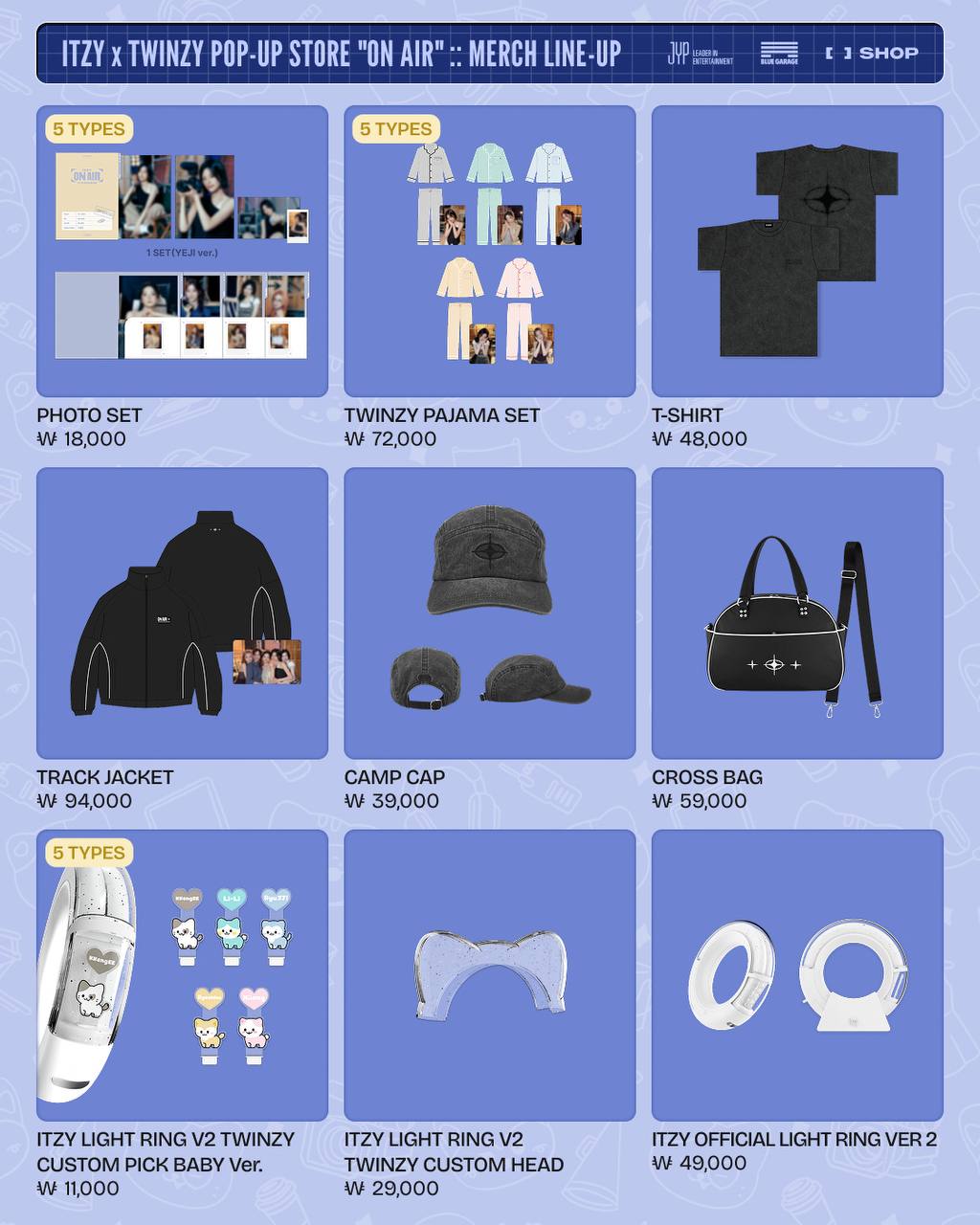 (PRE-ORDER) ITZY - ITZY x Twinzy Pop-Up Store On Air Official MD