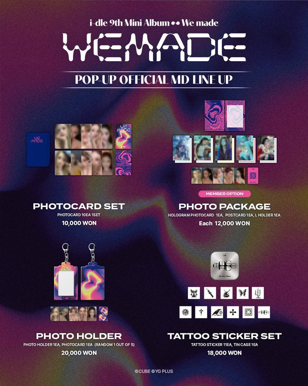 (PRE-ORDER) I-DLE IDLE - [We Made] Pop-Up Official MD