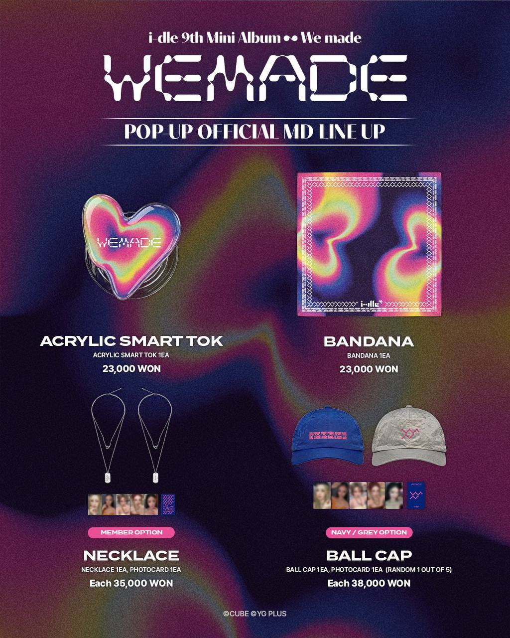 (PRE-ORDER) I-DLE IDLE - [We Made] Pop-Up Official MD