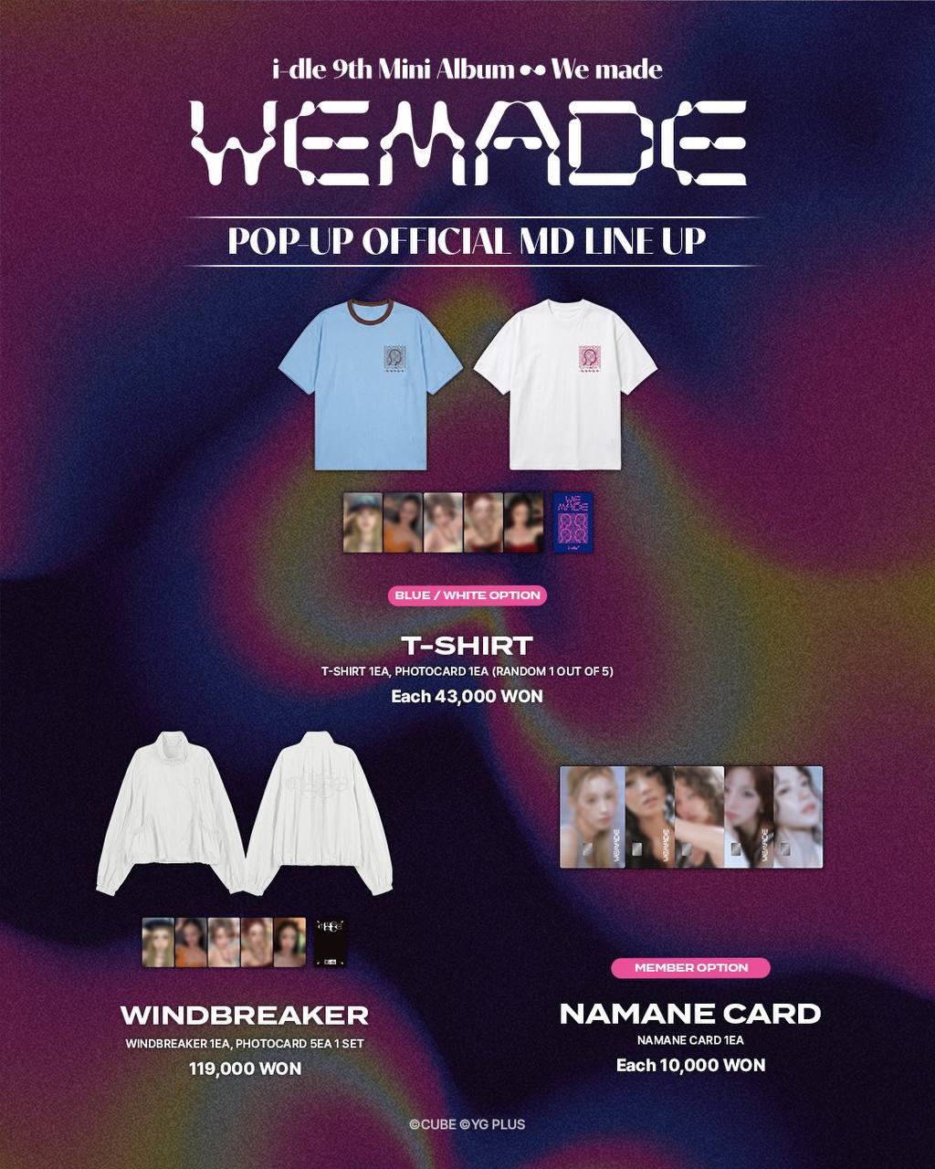 (PRE-ORDER) I-DLE IDLE - [We Made] Pop-Up Official MD