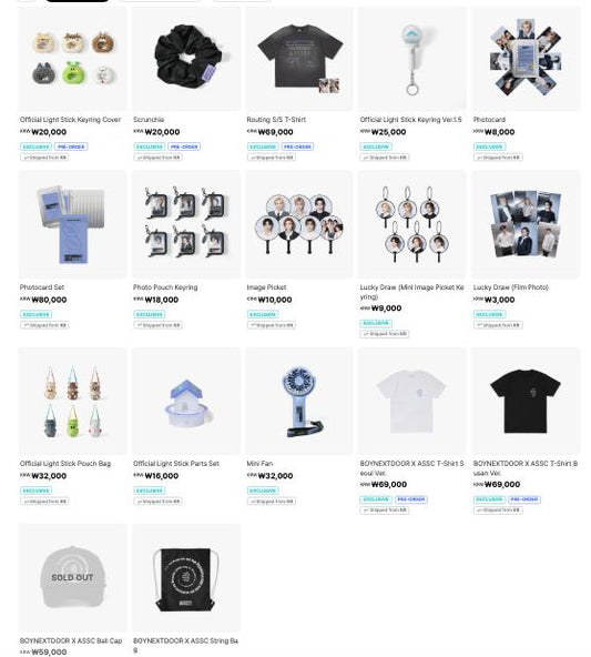 (PRE-ORDER) BOYNEXTDOOR - TOUR [KNOCK ON Vol.2] Official MD