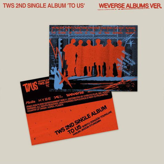 (PRE-ORDER) TWS - 2nd Single Album [To Us] (Weverse Albums ver.)