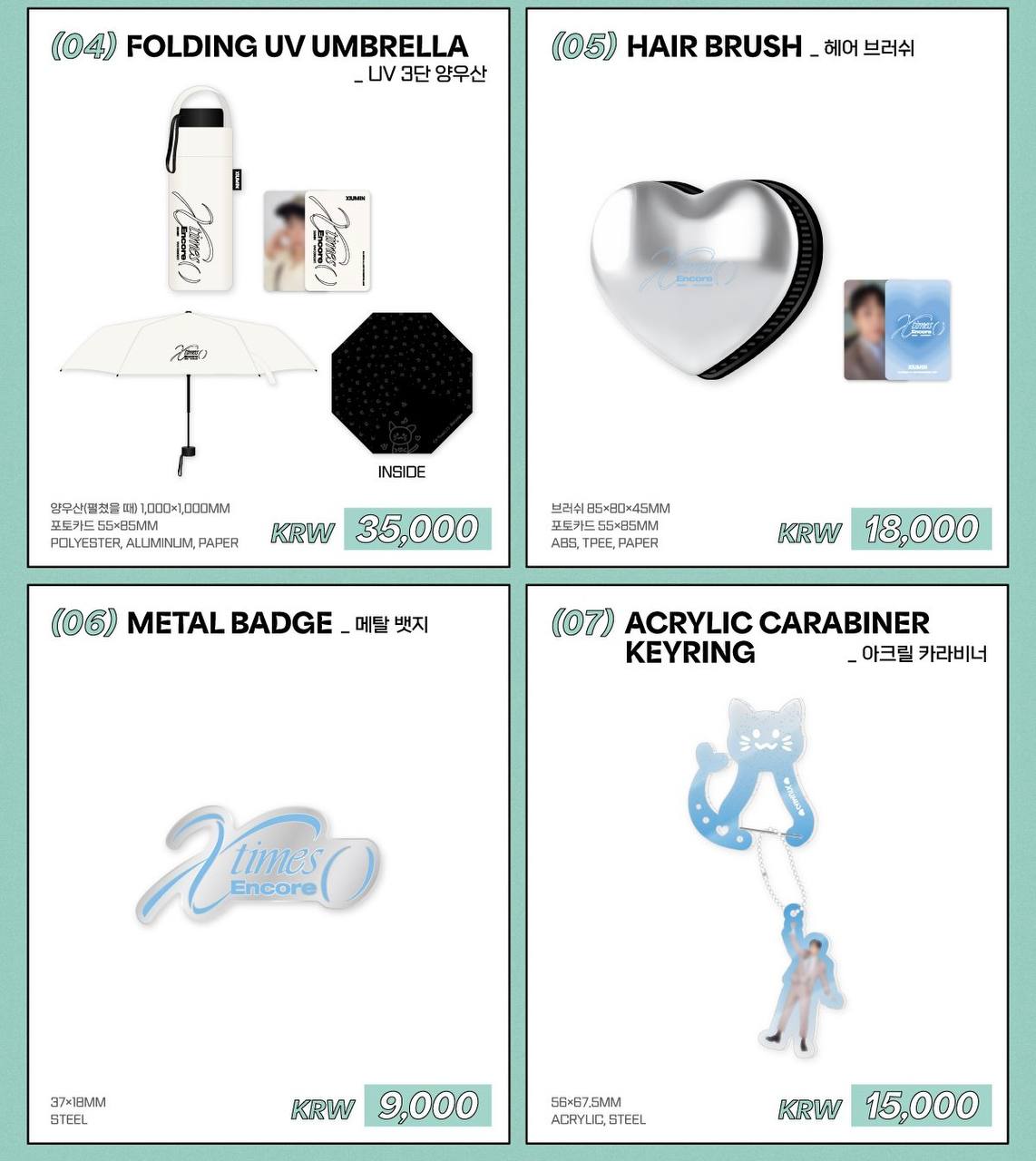 (PRE-ORDER) EXO Xiumin - [X Times ()] Encore Fan Concert Official MD