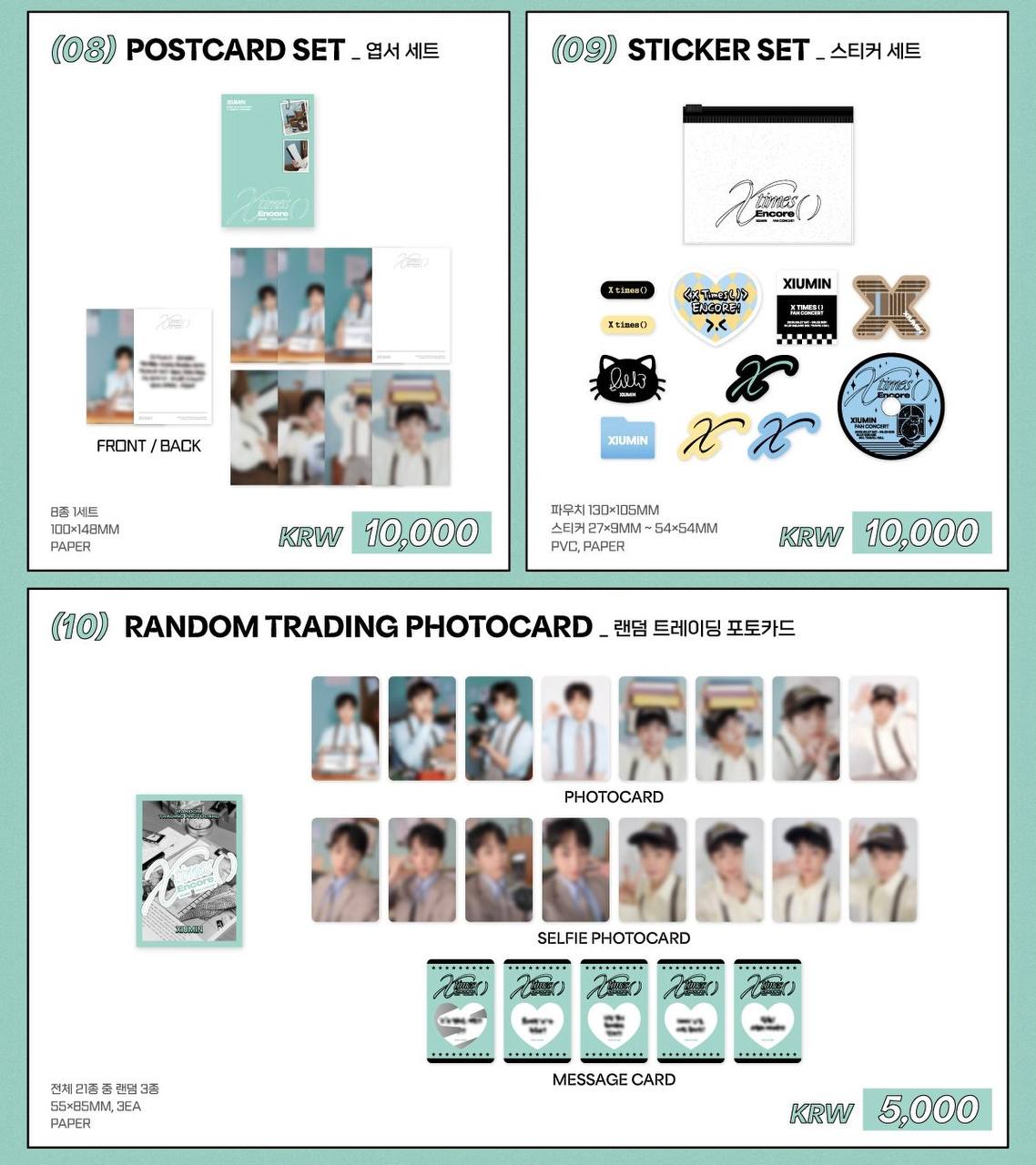 (PRE-ORDER) EXO Xiumin - [X Times ()] Encore Fan Concert Official MD