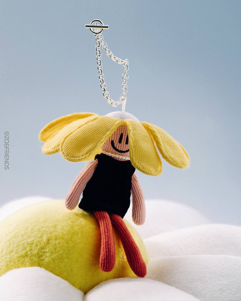 (PRE-ORDER) GDRAGON - ZO&FRIENDS A&NE Knit Plush Keyring