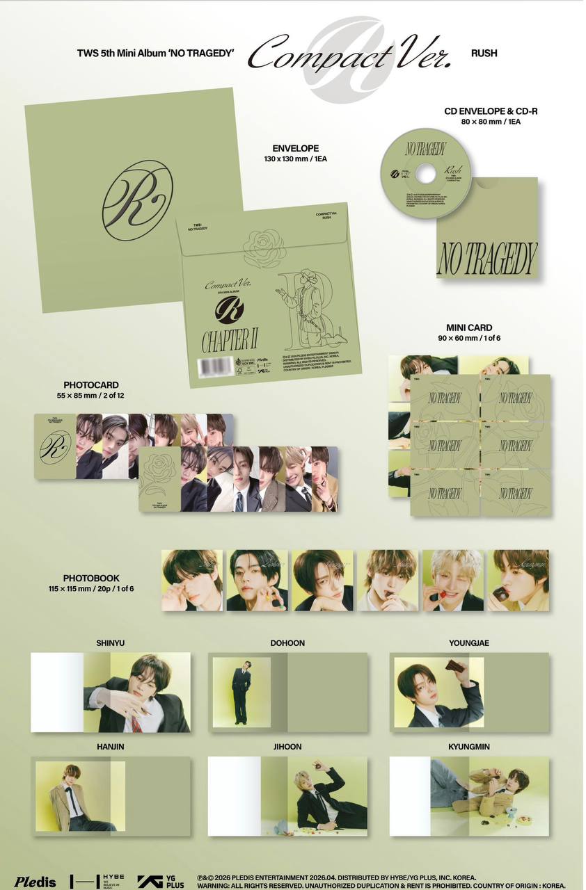(PRE-ORDER) TWS - 5th Mini Album [No Tragedy] (Compact ver.)