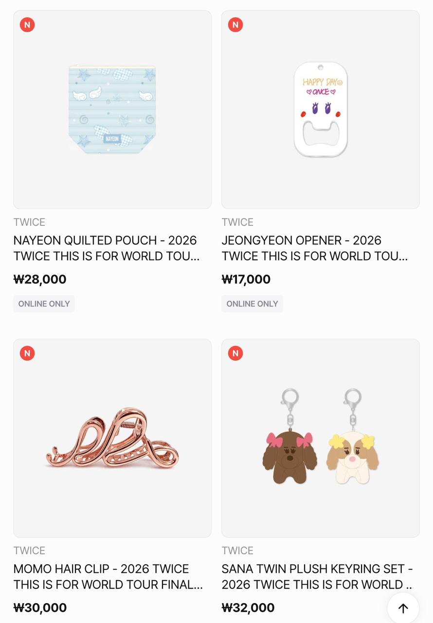(PRE-ORDER) TWICE - [THIS IS FOR] WORLD TOUR FINALE in SEOUL POP-UP STORE Official MD