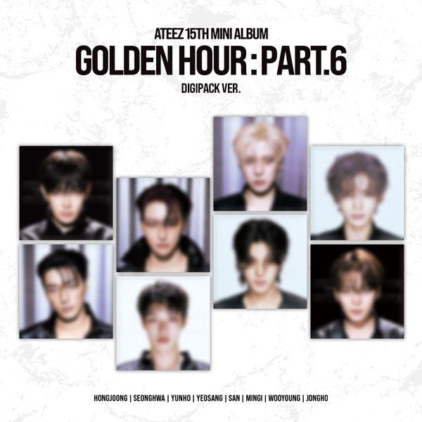 (PRE-ORDER) ATEEZ - 15TH MINI ALBUM [GOLDEN HOUR : Part.6] (Digipack ver.)