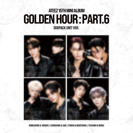 (PRE-ORDER) ATEEZ - 15TH MINI ALBUM [GOLDEN HOUR : Part.6] (Digipack Unit ver.)