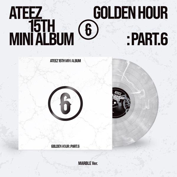 (PRE-ORDER) ATEEZ - 15TH MINI ALBUM [GOLDEN HOUR : Part.6] (Vinyl LP MARBLE ver.)