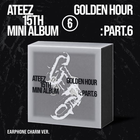 (PRE-ORDER) ATEEZ - 15TH MINI ALBUM [GOLDEN HOUR : Part.6] (Earphone Charm ver.)