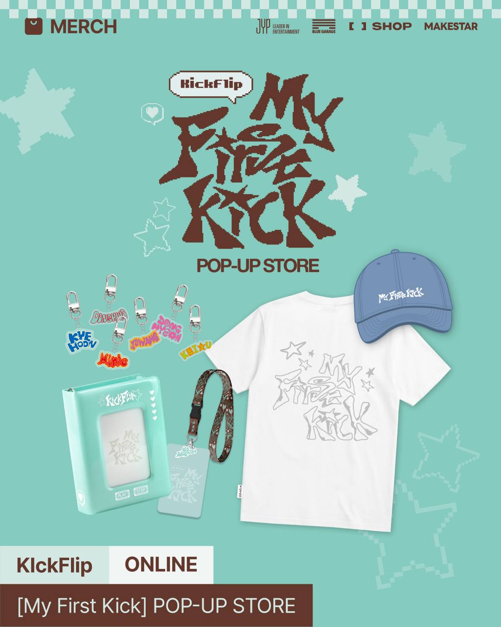 (PRE-ORDER) KickFlip - [My First Kick] POP-UP STORE OFFICIAL MD