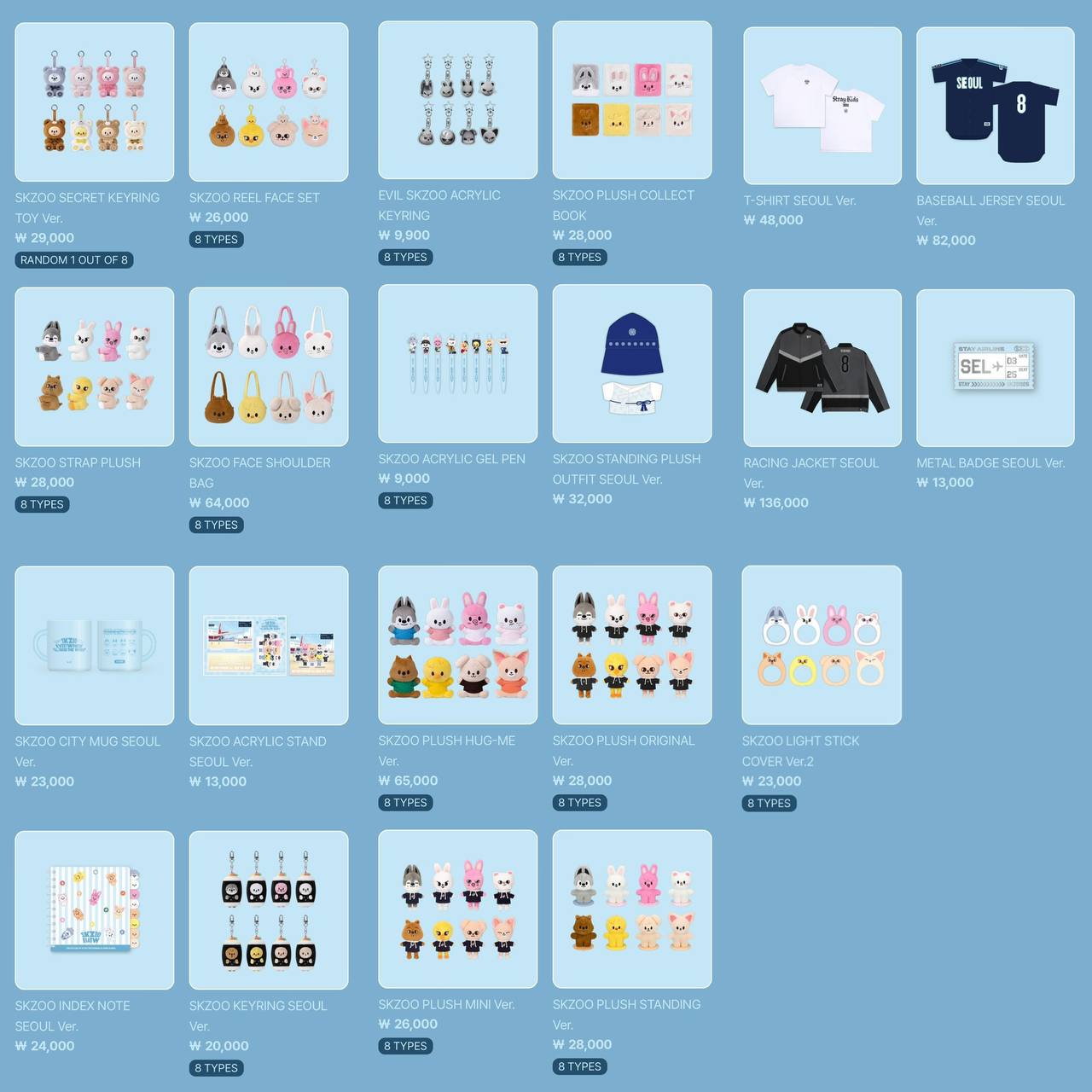 (PRE-ORDER) Stray Kids - Global Pop Up [SKZOO EVERYWHERE ALL AROUND THE WORLD in SEOUL] Official MD