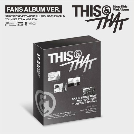 (PRE-ORDER) STRAY KIDS - 10th Mini Album [This & That] (Fans Album ver.)