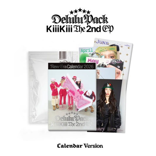 (PRE-ORDER) KiiiKiii - The 2nd EP [Delulu Pack] (Calendar ver.)