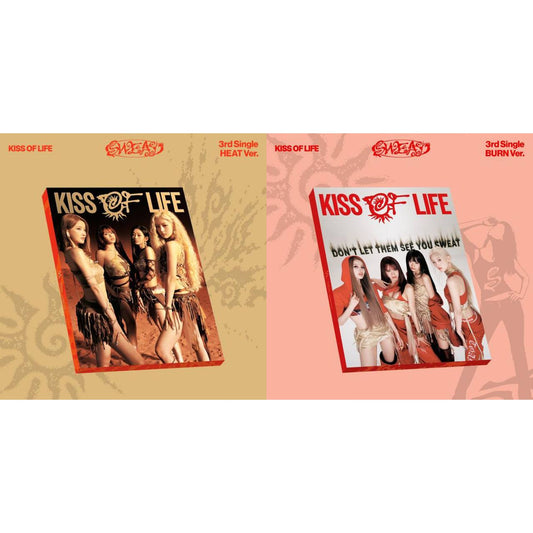 (PRE-ORDER) KISS OF LIFE - 3rd Single Album [SWEAT] (Heat/Burn ver.)