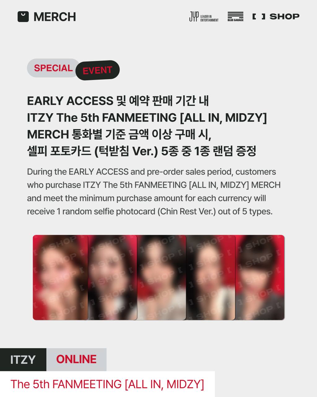 (PRE-ORDER) ITZY - The 5th Fan Meeting [ALL IN, MIDZY] Official MD
